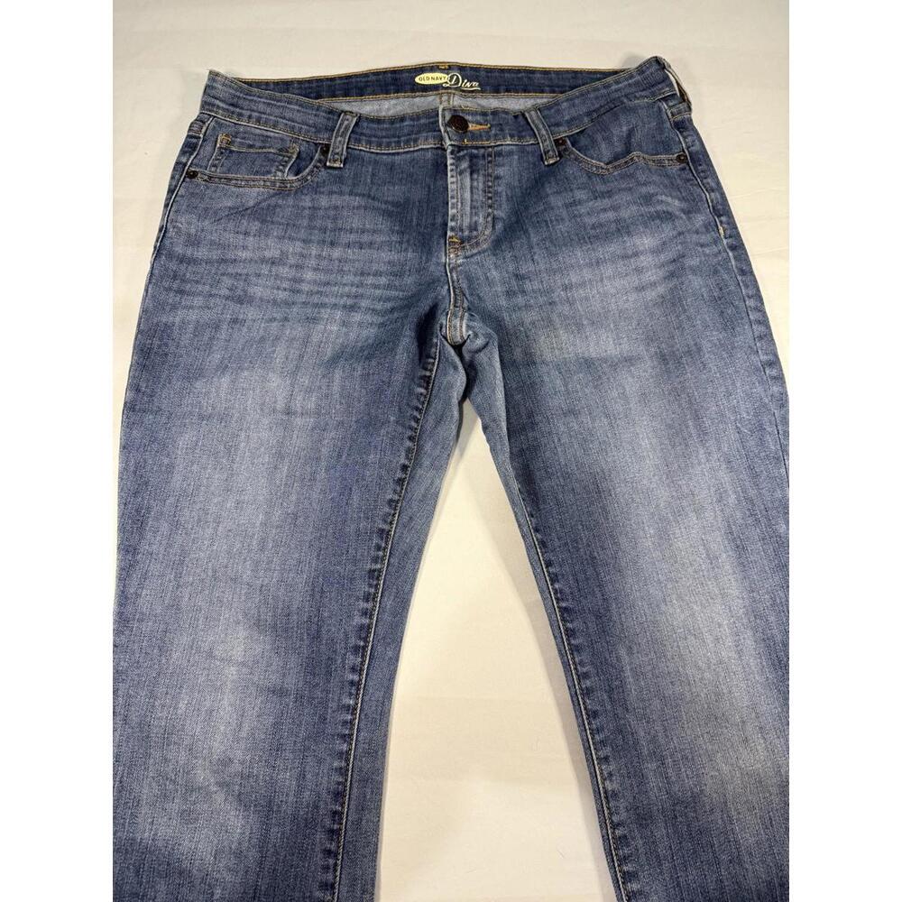 Old Navy Jeans Womens 10 Blue The Diva Stretch Medium Wash - TD0004